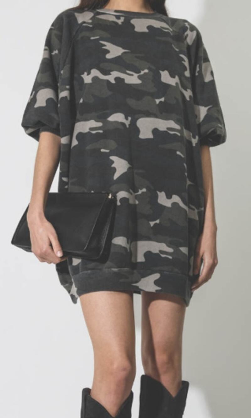 Ragdoll LA Super Oversized Camo Sweatshirt sz S